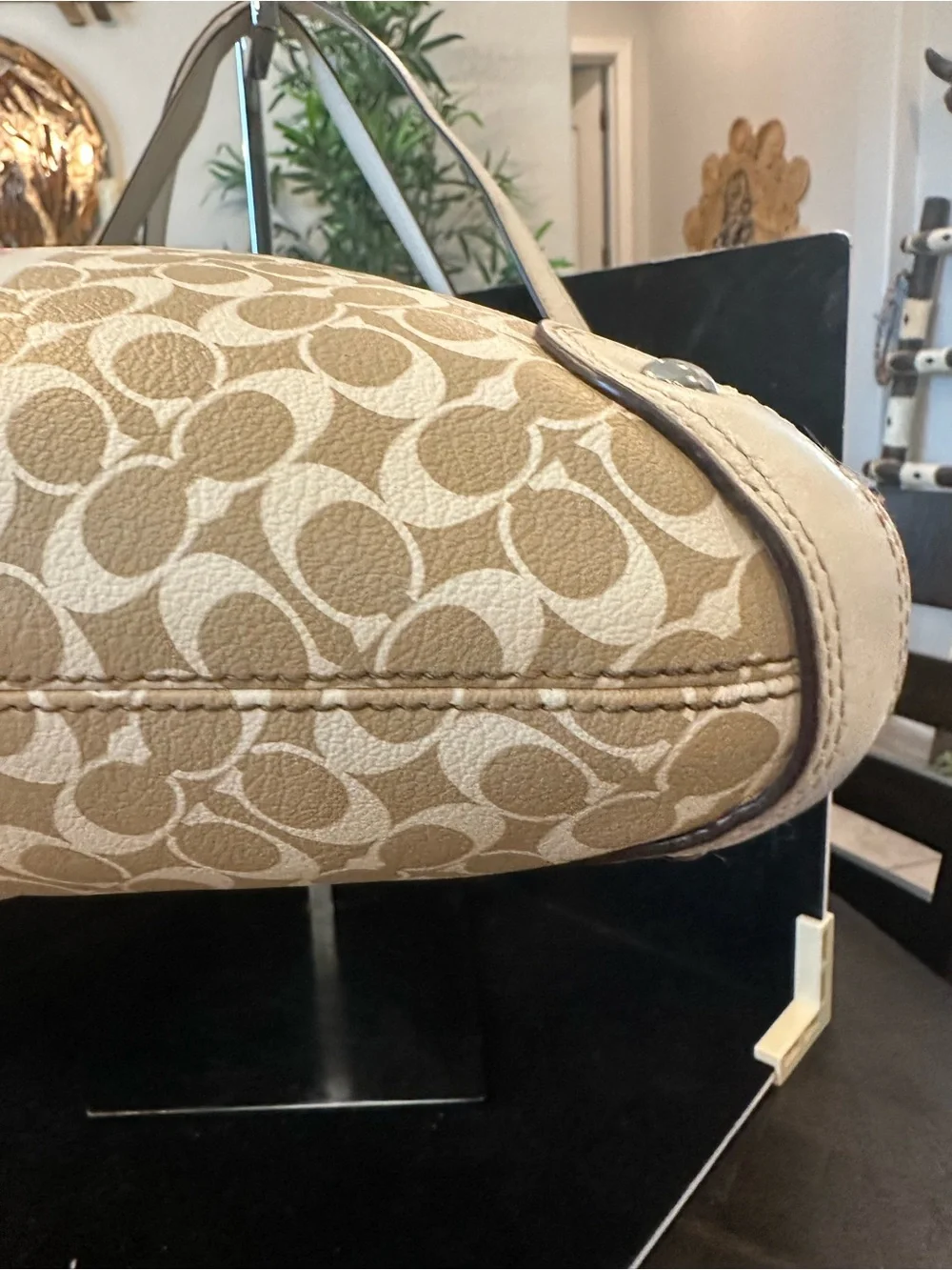Coach #342 Chelsea 1941 series heritage Signature Pattern Hobo Bag